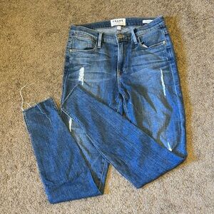 Frame Denim Women's Skinny Jeans - Blue